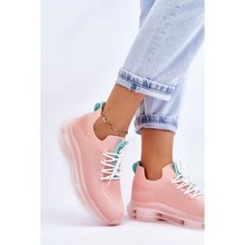 Chaussures à enfiler pour femmes GOE JJ2N4081 Rose clair 2