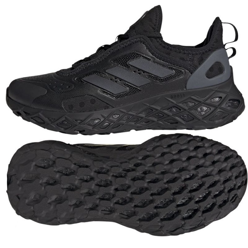 Chaussures de course adidas Web Boost Jr HQ4210 noir 1