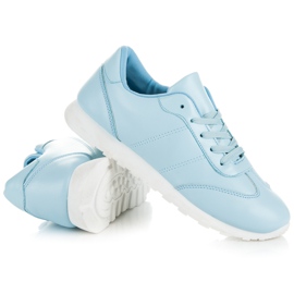 Vices New Collection Chaussures femme nouées bleu 3
