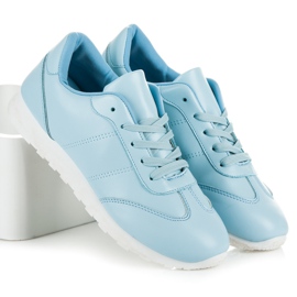 Vices New Collection Chaussures femme nouées bleu 4