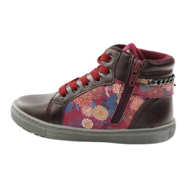 American Club Bottines ADI American 10108 rose multicolore 2