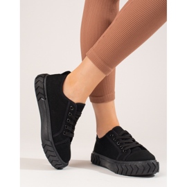 Baskets noires Shelovet femme 2