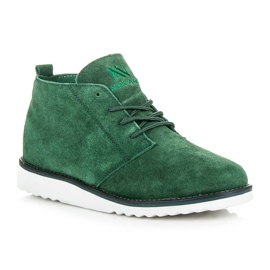 New Age Bottes femme vert 2