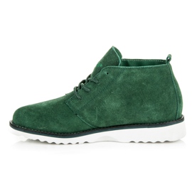 New Age Bottes femme vert 3