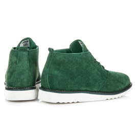 New Age Bottes femme vert 4