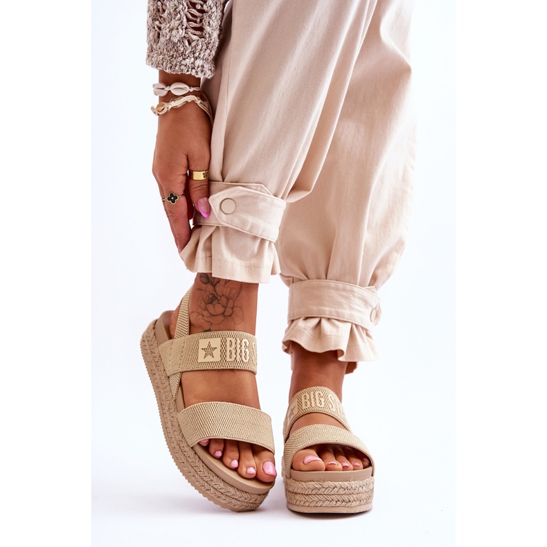 Sandales Femme Big Star LL274858 Beige brun 1