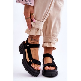 Sandales en Daim Femme Big Star LL276035 Noir le noir 1
