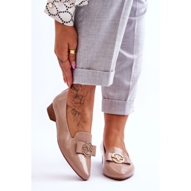 Vinceza Mocassins Vernis Petit Talon Beige Asselia 1 Vinceza Mocassins Vernis Petit Talon Beige Asselia 1