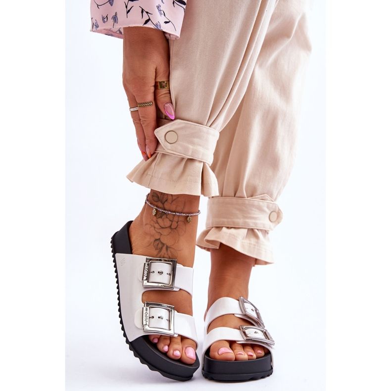 Chaussons Lisses Femme ZAXY HH285159 Blanc 1