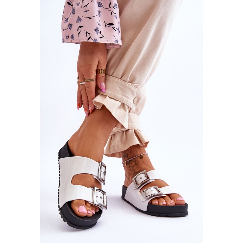 Chaussons Lisses Femme ZAXY HH285159 Blanc 2