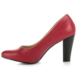 Vices New Collection Escarpins classiques sur le poteau rouge 3