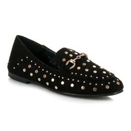 Sergio Todzi Mocassins à strass le noir 1