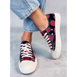 Baskets noir fraise XL-21 Noir le noir 4