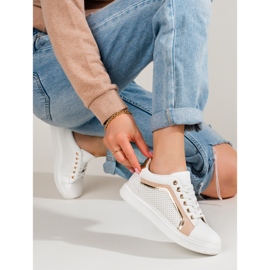 Chaussures de sport classiques pour femmes blanches Shelovet 2