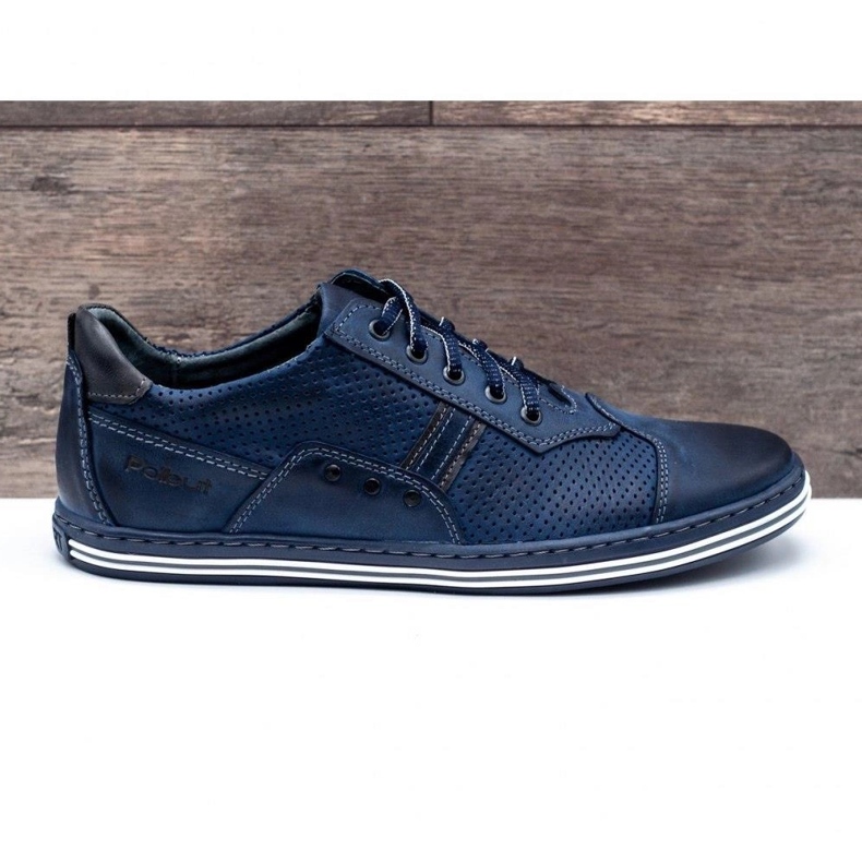 Polbut Chaussures casual homme 1801P bleu marine 1