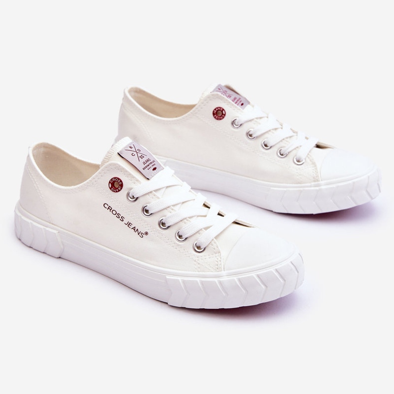 Baskets classiques pour femmes Cross Jeans LL2R4052 Blanc 2