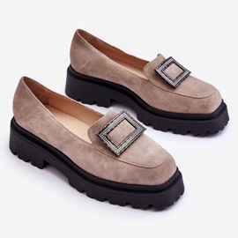 FILIPCZYK Confortables Mocassins Daim Beige Agathe 8