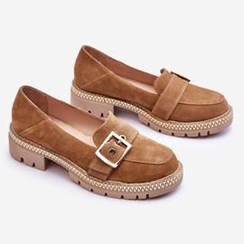 FILIPCZYK Mocassins en daim beige foncé à la mode Eloisa 8