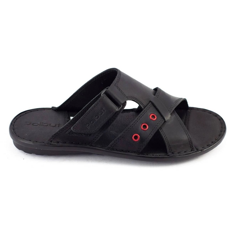 Polbut Chaussons homme SA05 noirs 1