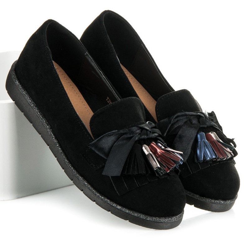 Seastar Mocassins en daim le noir 2