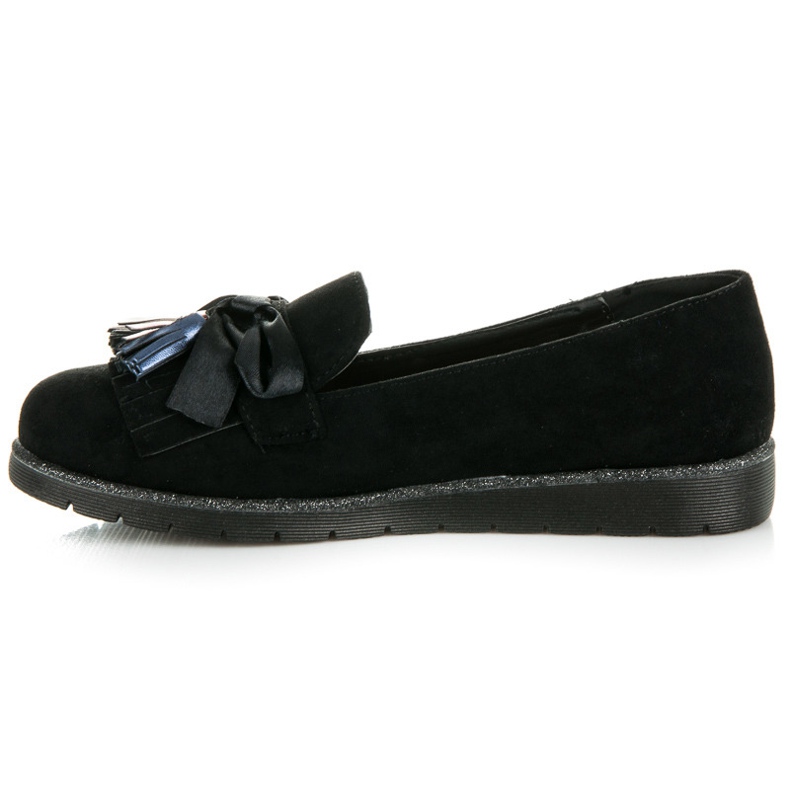Seastar Mocassins en daim le noir 1