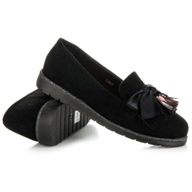 Seastar Mocassins en daim le noir 3