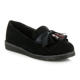 Seastar Mocassins en daim le noir 4