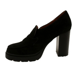 Evento Mocassins à la mode sur la plate-forme et la barre noire 2