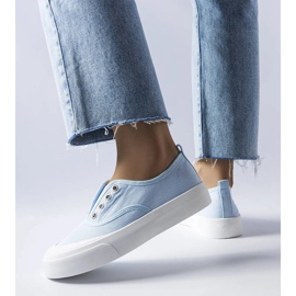 Baskets à enfiler bleues de Rabican 1 Baskets à enfiler bleues de Rabican 1