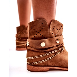 WS1 Bottes en daim sur un coin caché Verine marron brun 8