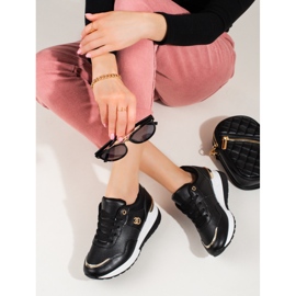 Baskets femme Shelovet noires 1