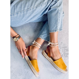 Espadrilles miel femme LL908 Jaune 4