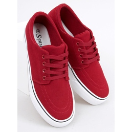 BM Baskets femme Ming Rouge 1