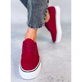 BM Baskets femme Ming Rouge 2