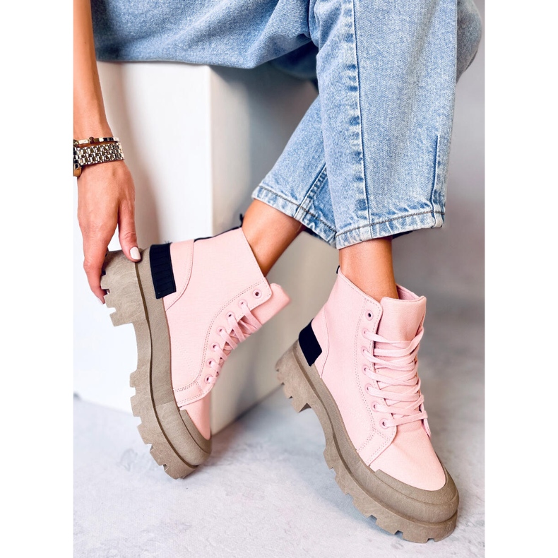 Baskets de trekking rose Felve rose 1 Baskets de trekking rose Felve rose 1