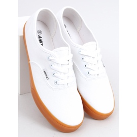 Werde Baskets femme en toile blanche 2