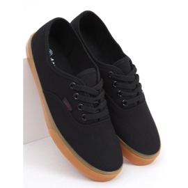 Werde Baskets femme en toile noire 3