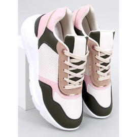 BM Baskets compensées roses Kelsi 2