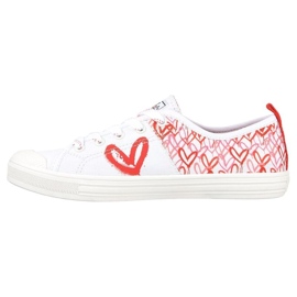 Chaussures Skechers x JGoldcrown: Bobs B Cool All Corazon W 113952-WRPK blanc 1