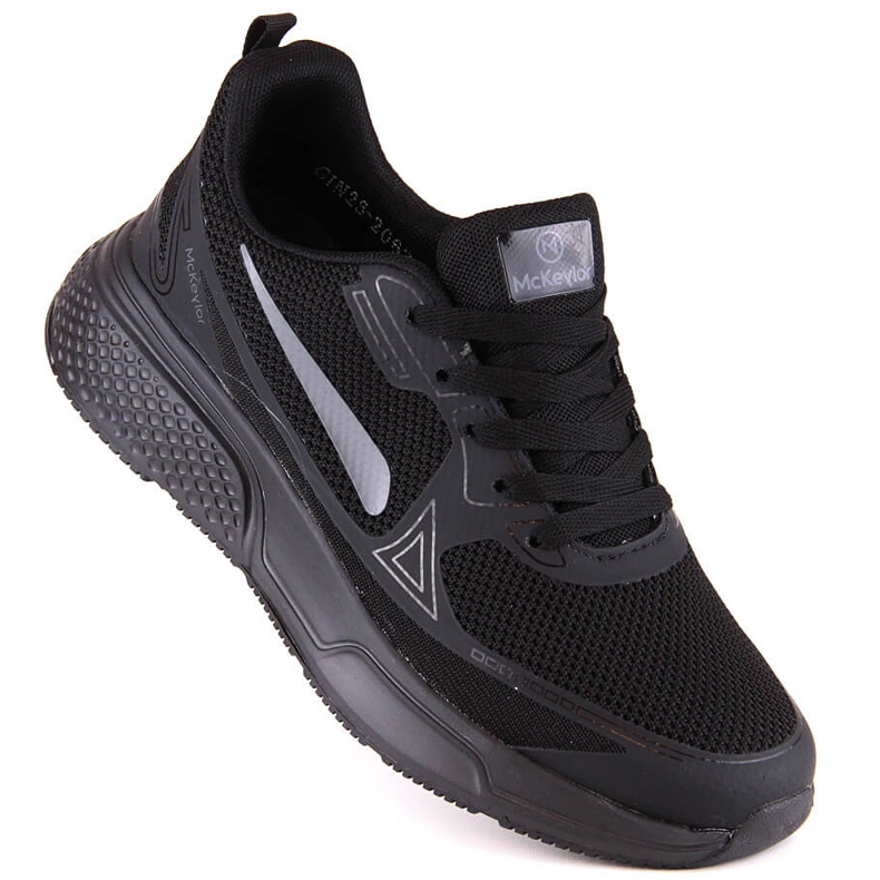 Chaussures de sport pour jeunes noires McKeylor 20623 1