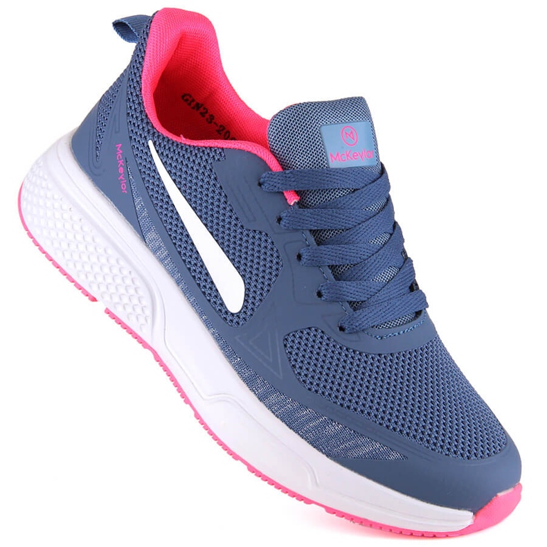 Chaussures de sport fitness femme McKeylor 20623 bleu 1 Chaussures de sport fitness femme McKeylor 20623 bleu 1