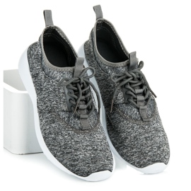 Chaussures de sport textiles gris 2