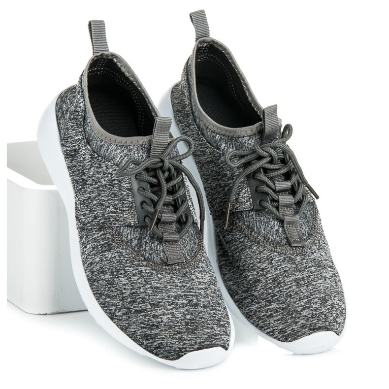Chaussures de sport textiles gris 2 Chaussures de sport textiles gris 2