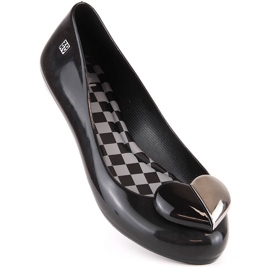 Ballerines femme confortables élastiques parfumées noir Zaxy LL285027 1