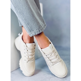 BM Baskets compensées beiges Helser 4