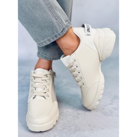 BM Baskets compensées beiges Helser 2