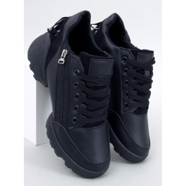 BM Baskets compensées noires Helser le noir 1