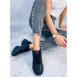 BM Baskets compensées noires Helser le noir 4