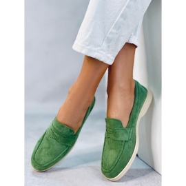 Mocassins en daim vert Blum 3