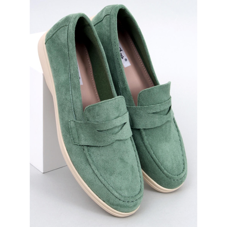 Mocassins en daim vert Blum 1